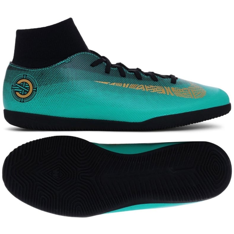 Buty piłkarskie Nike Mercurial SuperflyX 6 Club CR7 Ic M AJ3569-390 niebieskie niebieskie