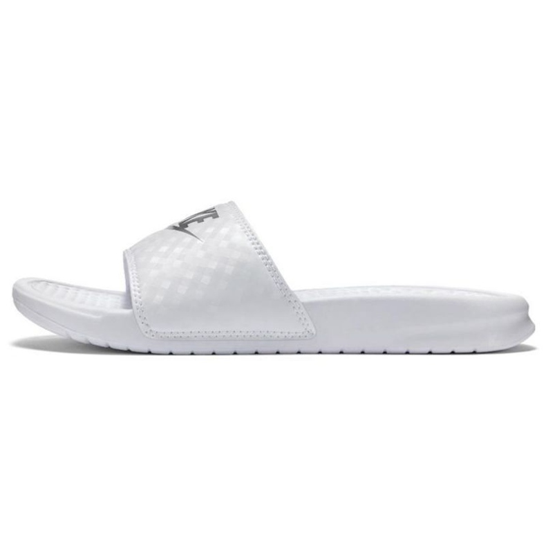 Klapki Nike Benassi Just Do It 343881 102 białe