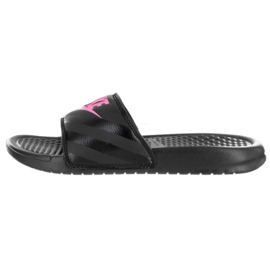 Klapki Nike Benassi Just Do It W 343881-061 czarne czarne