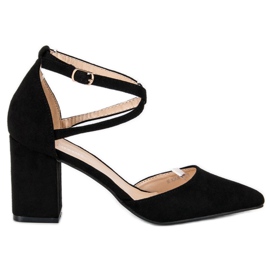 Seastar Czółenka z paskiem czarne