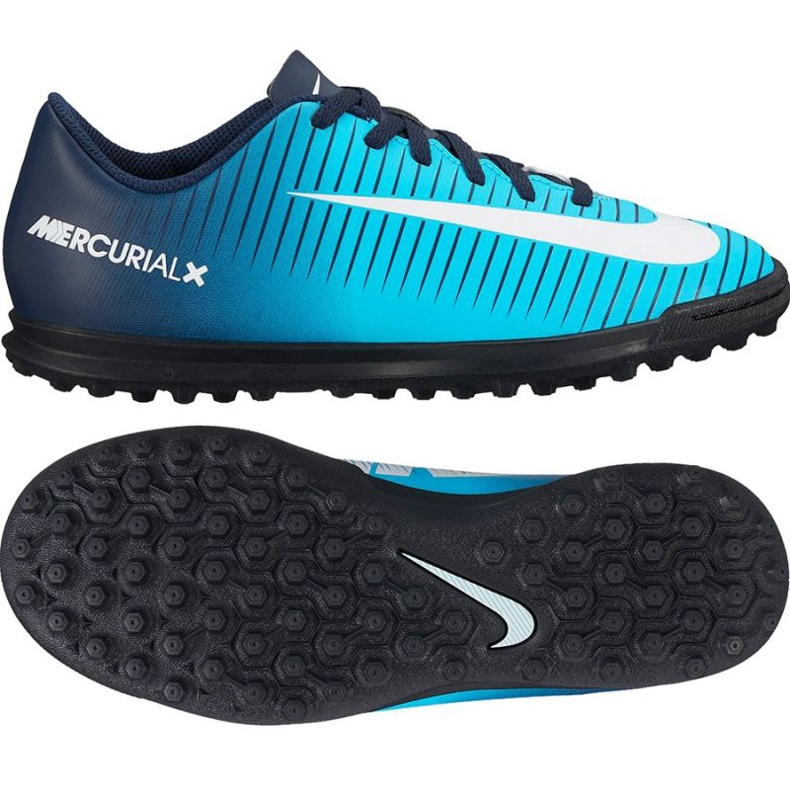 Buty piłkarskie Nike Mercurial Vortex Iii niebieskie