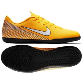 Buty halowe Nike Mercurial VaporX 12 Club Neymar Ic M AO3120-710 żółte żółte