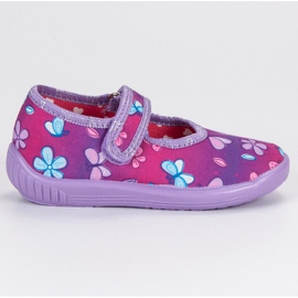 Raweks Dziewczęce Kapcie Domowe fioletowe