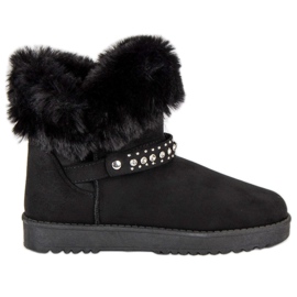 Seastar Mukluki z futerkiem czarne