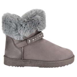 Seastar Mukluki z futerkiem szare