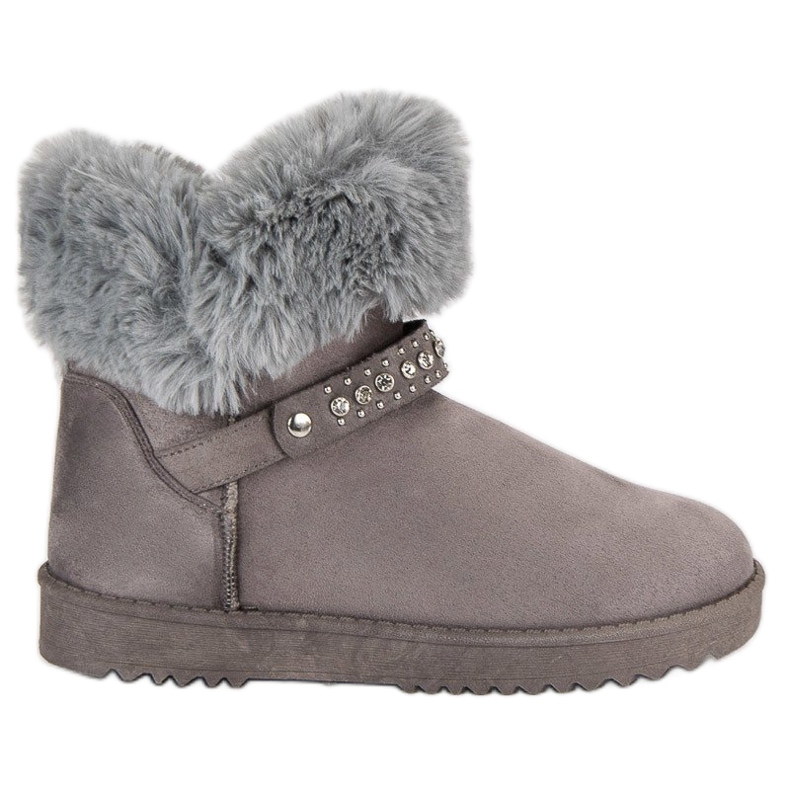 Seastar Mukluki z futerkiem szare