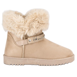 Seastar Mukluki z futerkiem brązowe