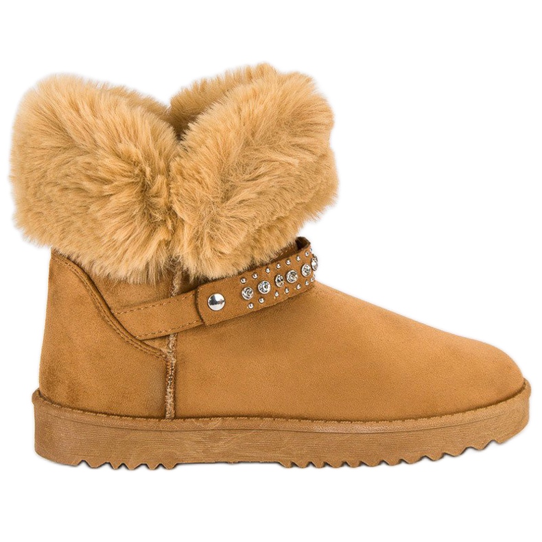 Seastar Mukluki z futerkiem brązowe