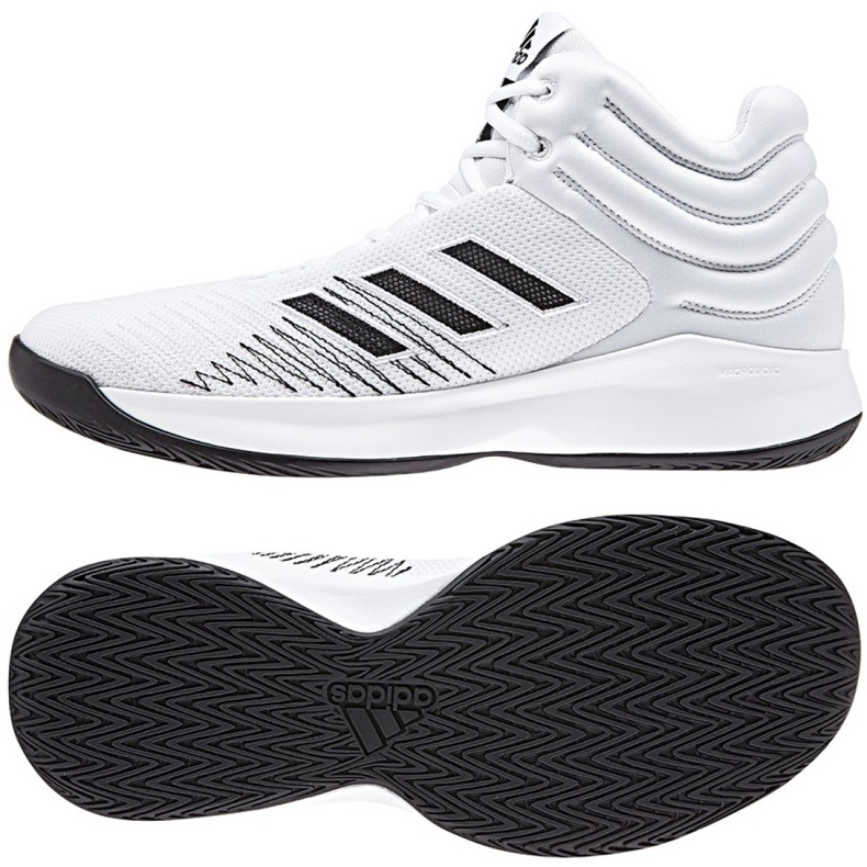 Buty koszykarskie adidas Pro Sprak 2018 M B44966 białe białe