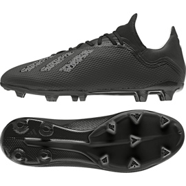 Buty piłkarskie adidas X 18.3 Fg M DB2185 czarne czarne