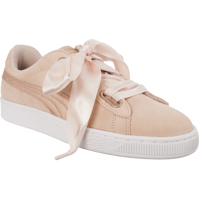 Puma Suede Heart Lunalux Wn S Cream Tan brązowe