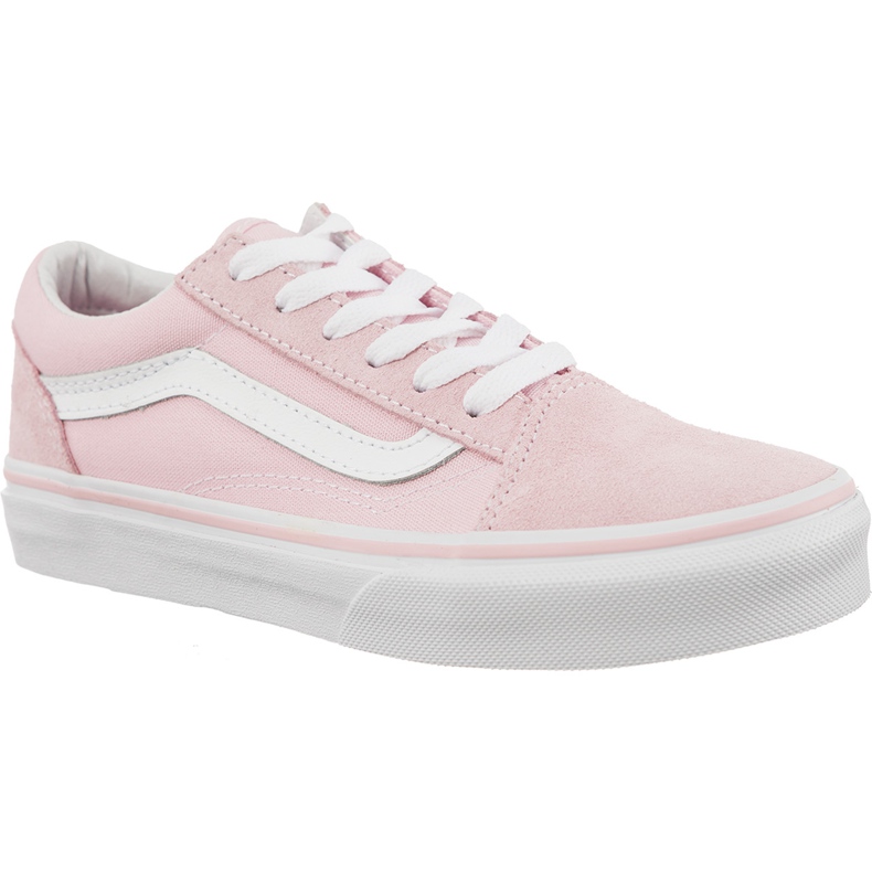 Vans Old Skool Suede Canvas Q7K Chalk Pink True White różowe