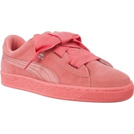 Puma Suede Heart Snk Shell Pink Shell Pink różowe
