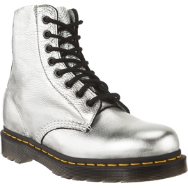 Dr. Martens Dr.martens Pascal Metallic Silver Santos szare