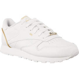 Reebok Classic Leather Hw White Sleek Met białe