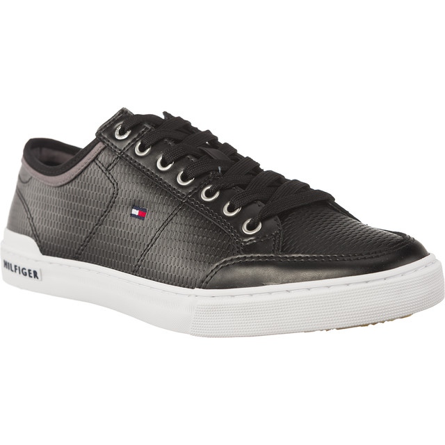 Tommy Hilfiger Core Corporate Leather czarne