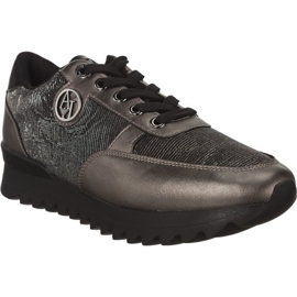 Armani Jeans Woman Sneaker 9250147A674 czarne wielokolorowe