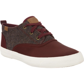 Keds Triumph Mid Nylon & Tweed 707 czerwone