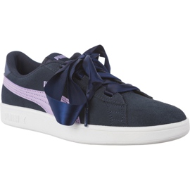 Puma Smash V2 Ribbon Sargasso Sea Purple Rose wielokolorowe granatowe