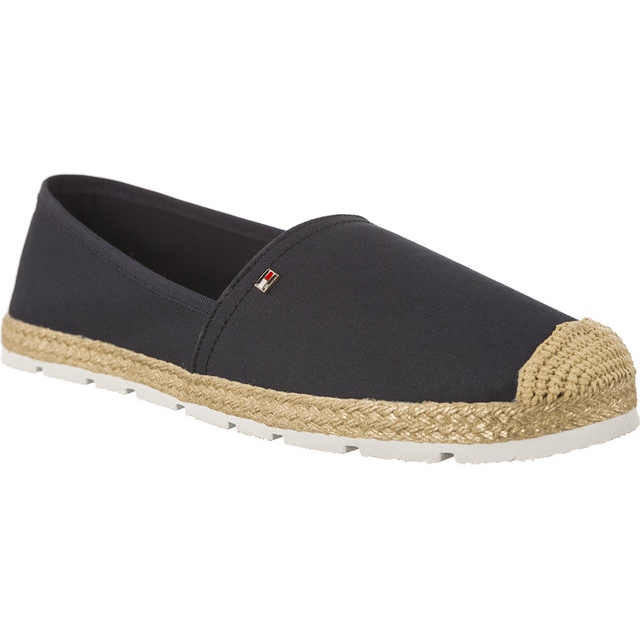 Tommy Hilfiger Flat Cotton Espadrilles 403 granatowe