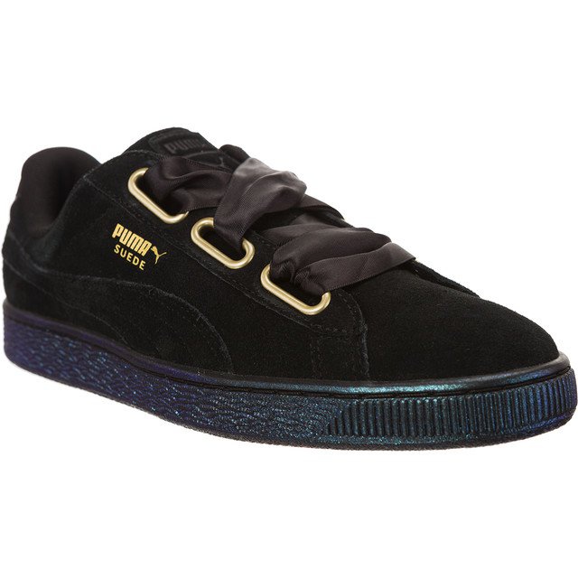 Puma Suede Heart Satin W 403 czarne