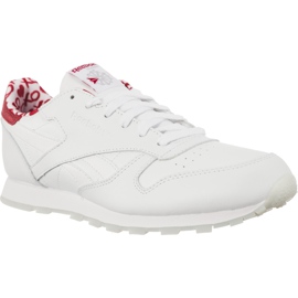 Reebok Classic Leather VALENTINE'S Day 191 White Power Red białe