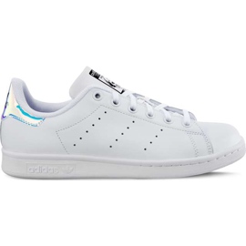 Adidas Stan Smith J 272 Footwear White Metallic Silver Footwear White białe