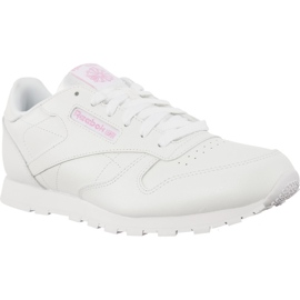 Reebok Classic Leather Metallic White białe