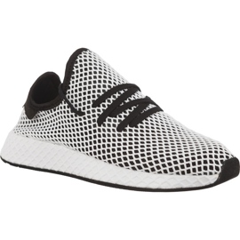Adidas Deerupt Runner Core Black Core Black Ftwr White białe czarne wielokolorowe