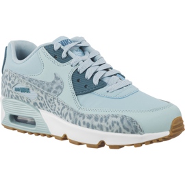Nike Air Max 90 Leather Se Gg Ocean Bliss Noise Aqua White niebieskie