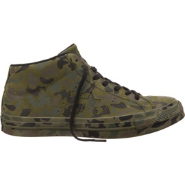 Converse 159746 One Star Utility Camo Mid czarne zielone