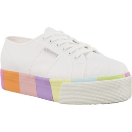 Superga 2790 Cotmultifoxingw G78 White Multicolor białe wielokolorowe