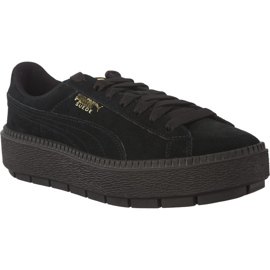Puma Suede Platform Trace czarne