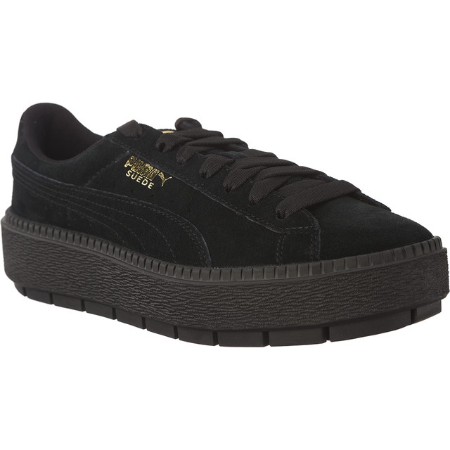 Puma Suede Platform Trace czarne