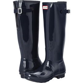 Hunter Original Back Adjustable Gloss Navy granatowe