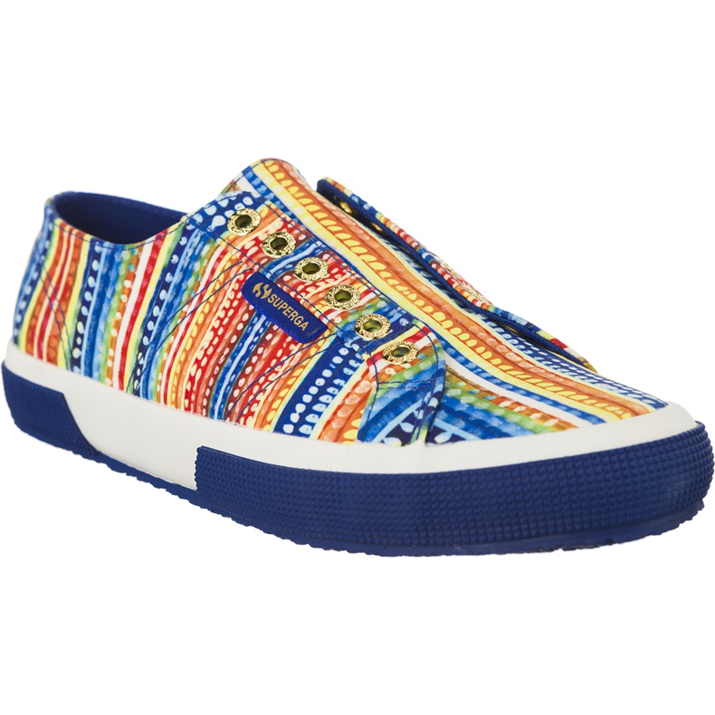 Superga 2750 Slipon Fabric Fan A43 wielokolorowe