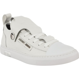 Armani Jeans Woman Leather Sneaker 9252537A663 41610 białe