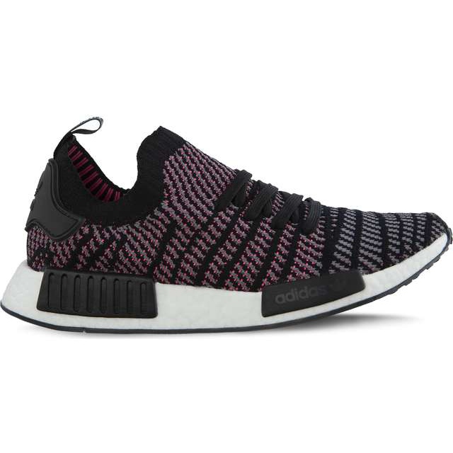 Adidas Nmd R1 Stlt Primeknit Core Black Grey Four Solar Pink wielokolorowe