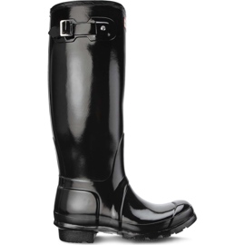 Hunter Women's Original Tall Gloss Black czarne