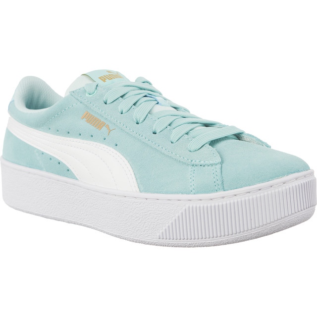 Vikky Platform Island Paradise PUMA White niebieskie