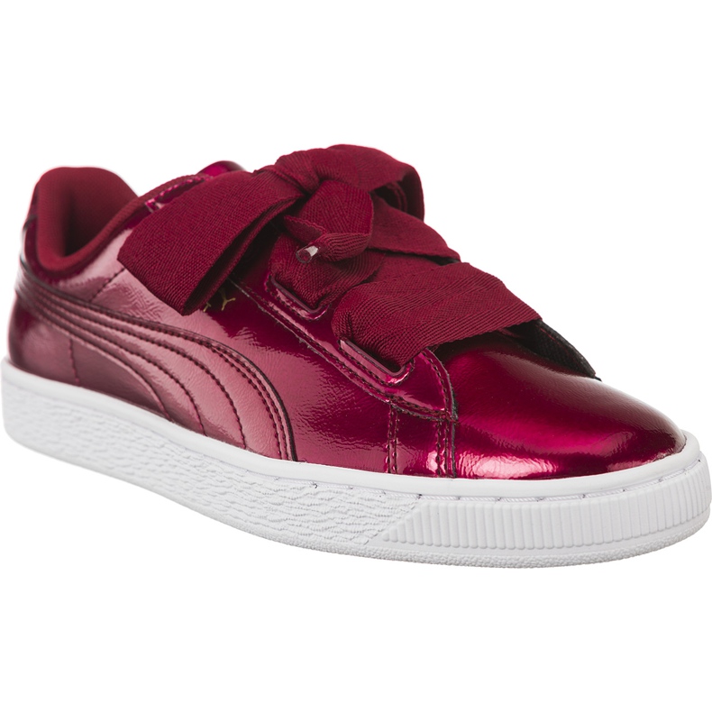 Puma Basket Heart Glam Jr 702 czerwone