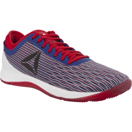 Reebok Crossfit Nano 8 0 Flexweave 031 Excellent Red Team Dark Royal White wielokolorowe