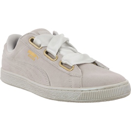 Puma Suede Heart Satin W 402 szare
