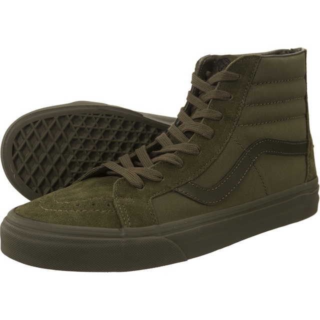 Vans SK8-Hi Reissue Zip Juv zielone