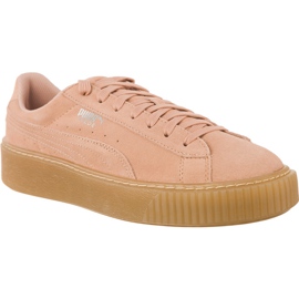 Puma Suede Platform Jewel Peach Beige Peach Beige beżowy