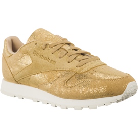 Reebok Classic Leather Shimmer Gold Chalk złoty
