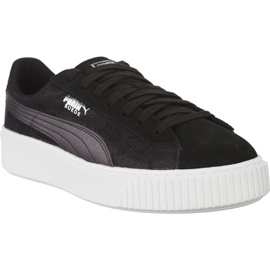 Puma Suede Platform Wn 403 czarne wielokolorowe