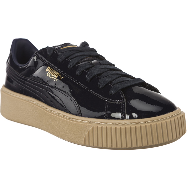 Puma Basket Platform Patent Wns 406 niebieskie