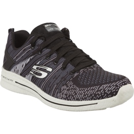 Skechers Burst Walk Bkgy 12651 Bkgy czarne wielokolorowe