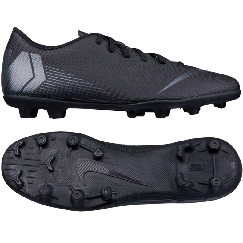 Buty piłkarskie Nike Mercurial Vapor 12 Club M AH7378-001 czarne czarne